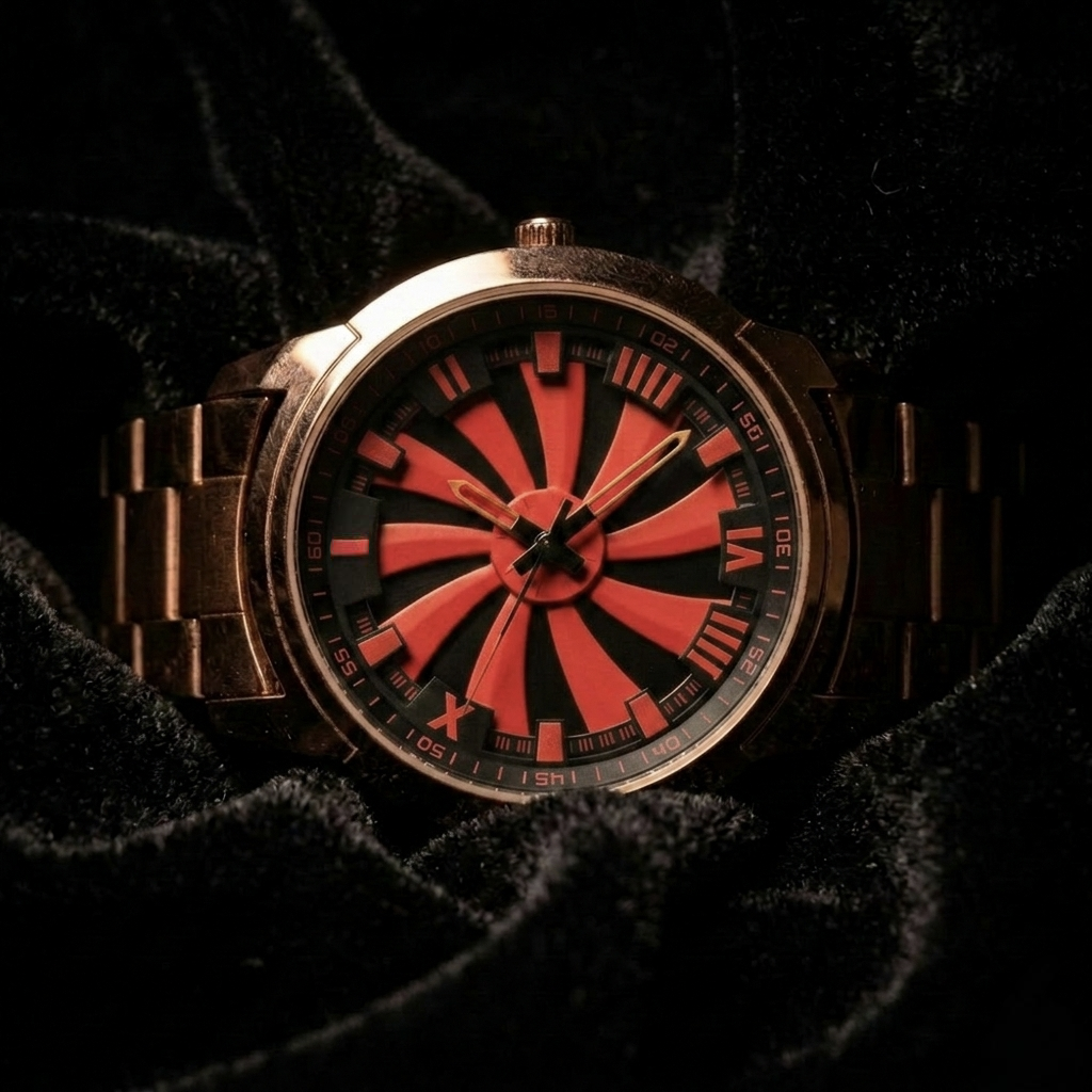 Copper Blaze - Red Dial Luxury Watch for Men