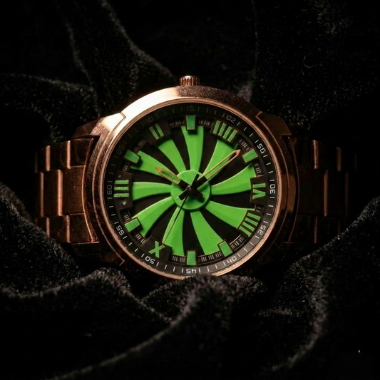 Copper Blaze - Green Dial Luxury Watch for Men