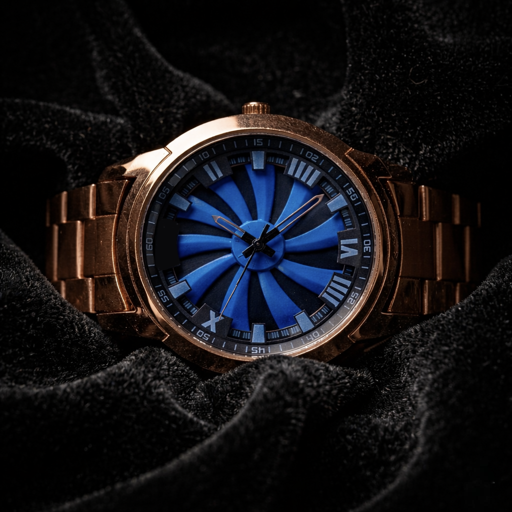 Copper Blaze - Blue Dial Luxury Watch for Men