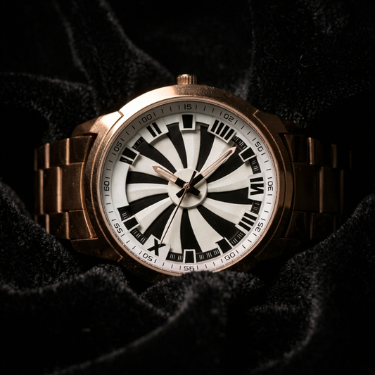 Copper Blaze - White Dial Luxury Watch for Men