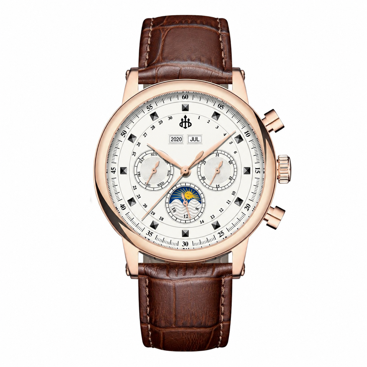HERITAGE CANTERBURY BROWN 42MM