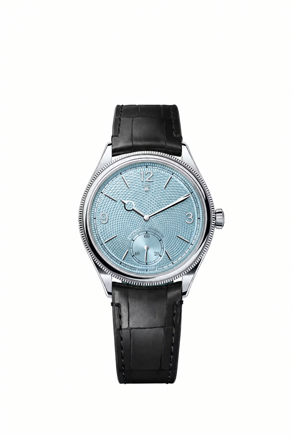 Perpetual 1908 in 950 Platinum With An ice-Blue Dial